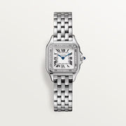 Panthère de Cartier watch, small model, with diamonds