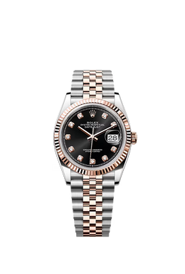 Datejust 36 Oyster, 36 mm, Oystersteel and Everose gold 126231