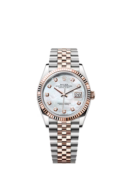 Datejust 36 Oyster, 36 mm, Oystersteel and Everose gold 126231