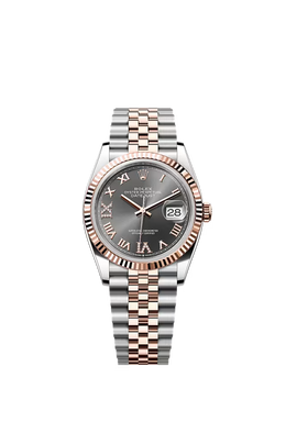 Datejust 36 Oyster, 36 mm, Oystersteel and Everose gold 126231