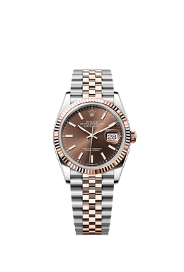 Datejust 36 Oyster, 36 mm, Oystersteel and Everose gold 126231