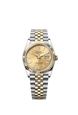 Datejust 36 Oyster, 36 mm, Oystersteel and yellow gold 126233