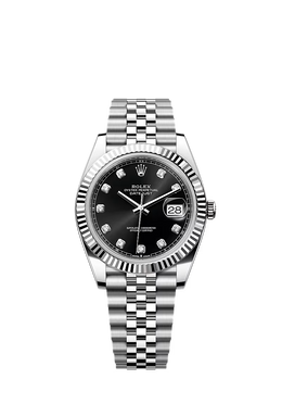 Datejust 41 Oyster, 41 mm, Oystersteel and white gold 126334