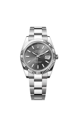 Datejust 41 Oyster, 41 mm, Oystersteel and white gold 126334