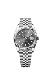 Datejust 41 Oyster, 41 mm, Oystersteel and white gold 126334