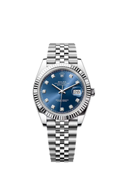 Datejust 41 Oyster, 41 mm, Oystersteel and white gold  126334