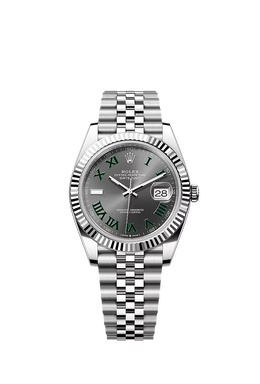 Datejust 41 Oyster, 41 mm, Oystersteel and white gold 126334