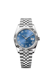 Datejust 41 Oyster, 41 mm, Oystersteel and white gold 126334