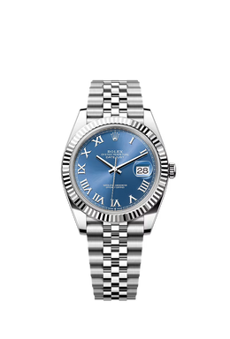 Datejust 41 Oyster, 41 mm, Oystersteel and white gold 126334