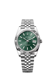 Datejust 41 Oyster, 41 mm, Oystersteel and white gold 126334