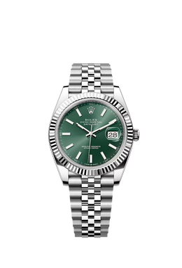 Datejust 41 Oyster, 41 mm, Oystersteel and white gold 126334