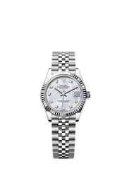 Datejust 31 Oyster, 31 mm, Oystersteel and white gold 278274