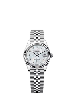 Datejust 31 Oyster, 31 mm, Oystersteel and white gold 278274