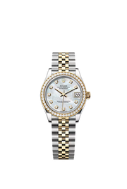 Datejust 31 Oyster, 31 mm, Oystersteel, yellow gold and diamonds 278383RBR