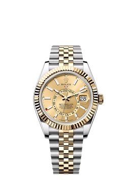 Sky-Dweller Oyster, 42 mm, Oystersteel and yellow gold 336933